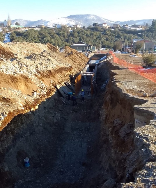AVANZA ANHELADA OBRA DE PLUVIALES EN EL COOPERATIVA 258 – Bariloche Digital