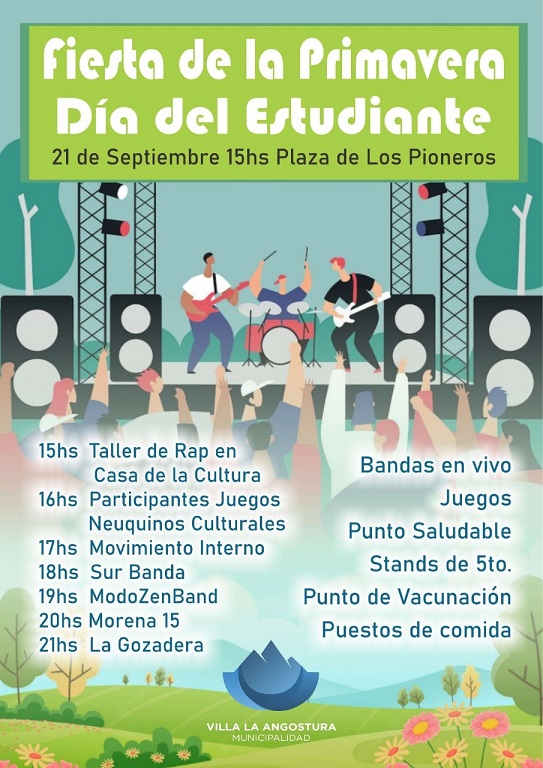 VLA: INVITAN A LOS FESTEJOS POR EL DIA DE LA PRIMAVERA Y EL ESTUDIANTE ...