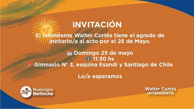 CONMEMORACIÓN DEL 25 DE MAYO EN LA CIUDAD – Bariloche Digital